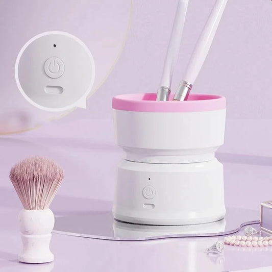 Electric Makeup Brush Cleaner Machine USB Automatic Lazy Cleaning Brush Tool Quick Drying Portable Brush Scrubber Beauty Tool