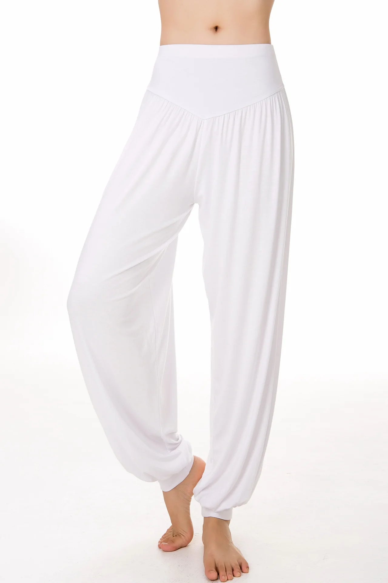 New Casual Loose Leisure Dance Long Modal Pants Loose Sports Pants Soft Women Solid Bloomers Fitness Sports Yoga Pantss