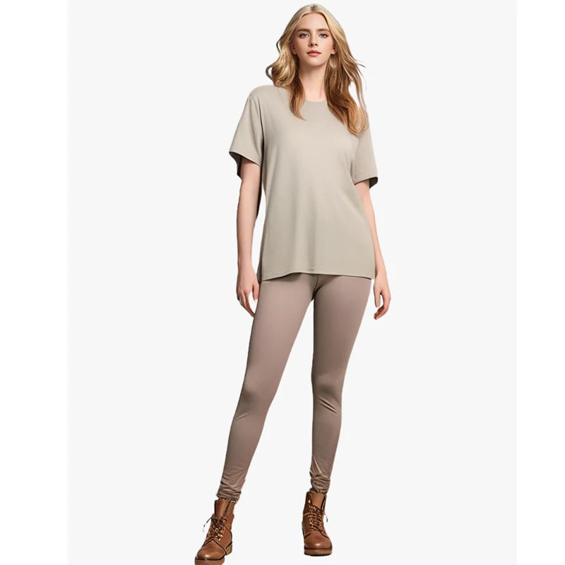 Women's Plus Size Cotton Leggings 150kg Basic Tight Pants Grey 5XL 4XL 3XL 2XL XL