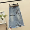 Midi Woman Denim Skirt Clothing Trend Summer Luxury Elegant Sales Premium Modest Stylish High Waist Jeans Skirts for Women