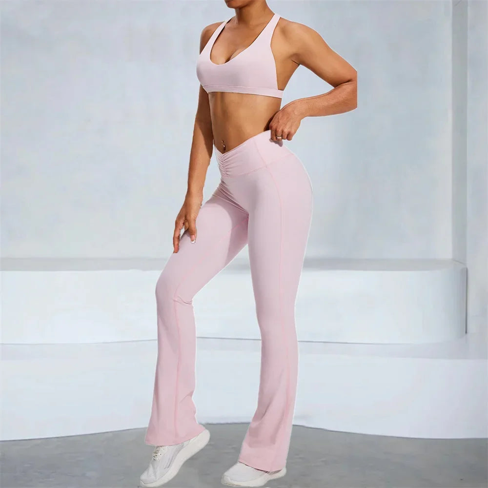 Pad Yoga Bra Clothing Running shockproof Underwear Workout Top Women Fitness Gym Exercise Push up Sports Bra