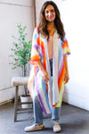 Caught in Technicolor Open Kimono