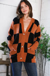 A Witchy Wardrobe Checkered Cardigan