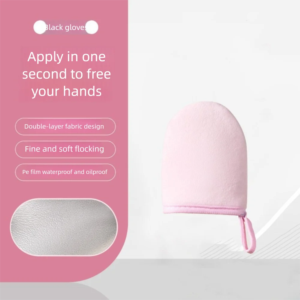3-In-1 Body Lotion Glove Makeup Applicator Reusable Hands Applicator Bath Cleaning Tools Double-Sided Prevents Sticky