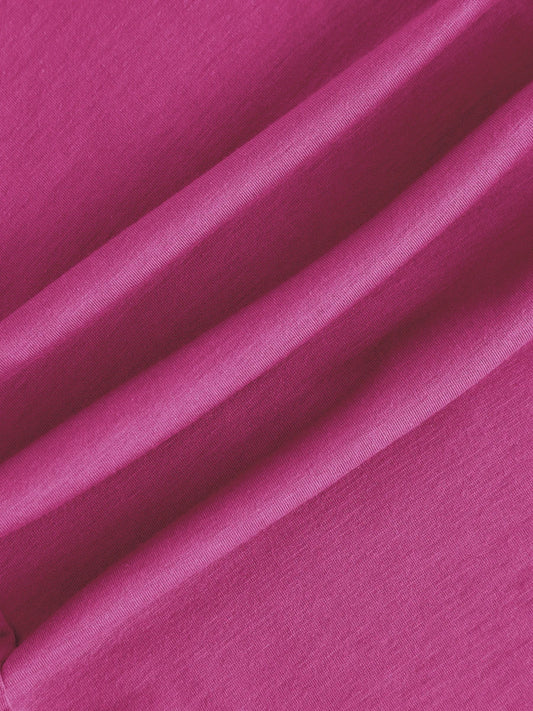 LW Plus Size High Waist Flared Stretchy Pants Summer Skinny Solid Casual Rose Red Pants For Women Bell Bottom Trousers