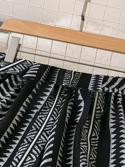 【Plus Size】 Floral Print Tie Waist Pants, Casual Comfy Trousers for Daily Wear, Women's Bottoms for All Seasons