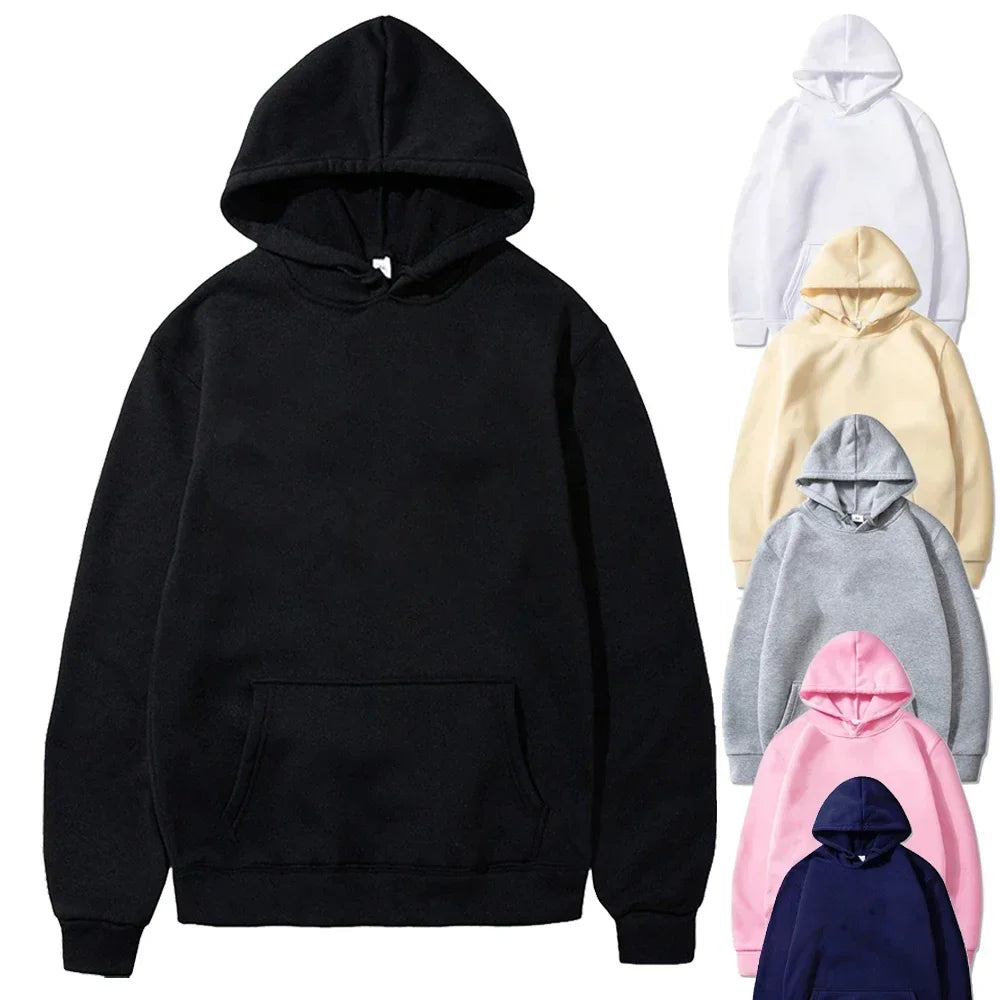 Oversized Unisex Men's Casual Hoodies Women's Warm Hoodies Spring Autumn Pullovers Fashion Black Multiple Colour Sweatshirts Top