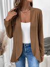 Open Front Long Sleeve Cardigan - Nikki and Co Boutique