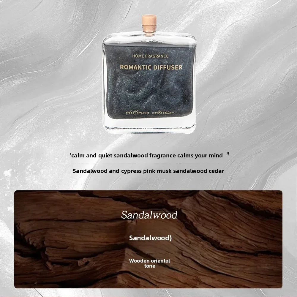 Advanced Quicksand Perfume, Floral Notes, Plant Essential Oil, Home Decoration, Fresh Air, Odor and Fragrance, Reed Diffuser.