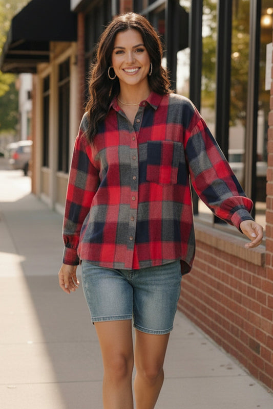 Lumberjack Love Flannel Button Down