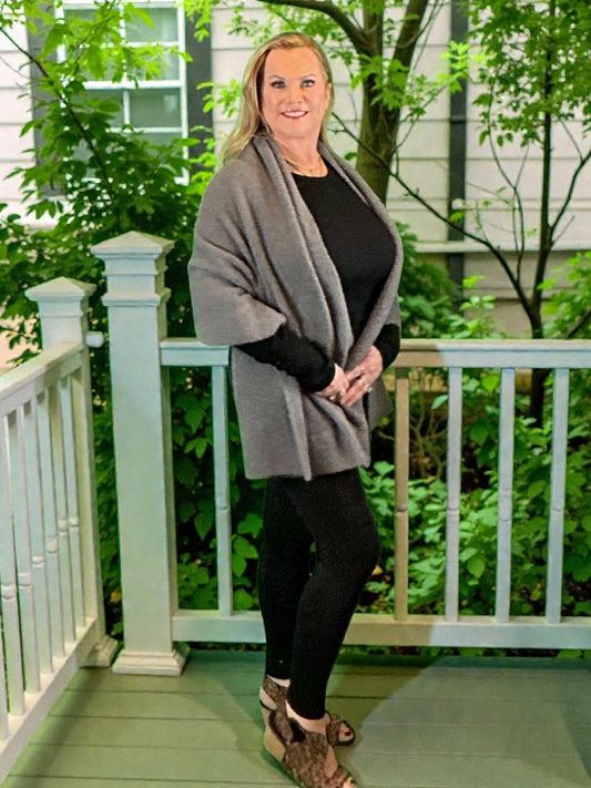 You Shawl Wrap Yourself in Softness and Style (NP) - Cozy Shawls and Blazers!