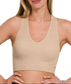 Zenana - (NP) - Ribbed Cropped Racerback Tank Top - Nikki and Co Boutique