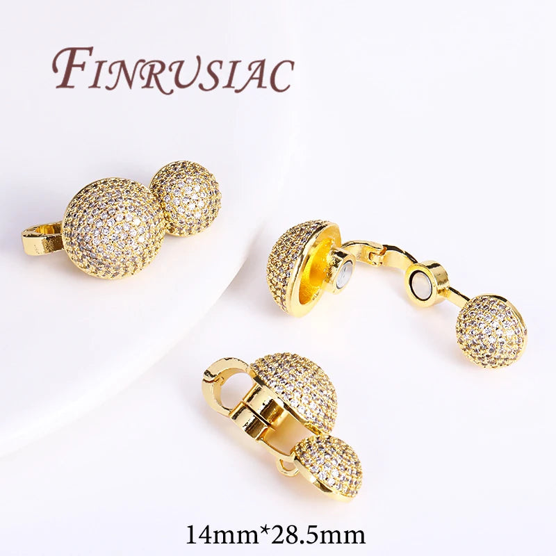 18K Gold Plated Brass Butterfly Clasps For Jewelry,Fasteners For Bracelets,Necklace Clasp Findings,DIY Jewelry Accessories