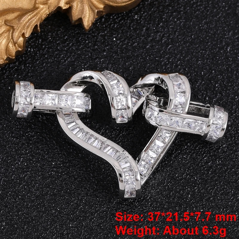 Juya Handmade Designer Decorative Fastener Hooks Clasps for DIY Beadwork Crystal Pearl Jewelry Making Closure Locks Accessories