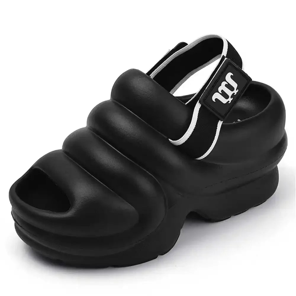 Platform Round Tip Womens Luxury Flat Sandals Slippers For Summer Shoes Plus Size Sneakers Sport Top Grade Global Brands
