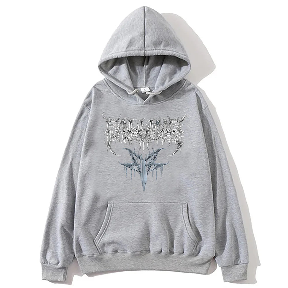 Falling in Reverse 2025 Hoodies Vintage Vintage Hip Hop Versatile Sweatshirts Band Music Fashion Aesthetic Pullovers Unisex Y2K