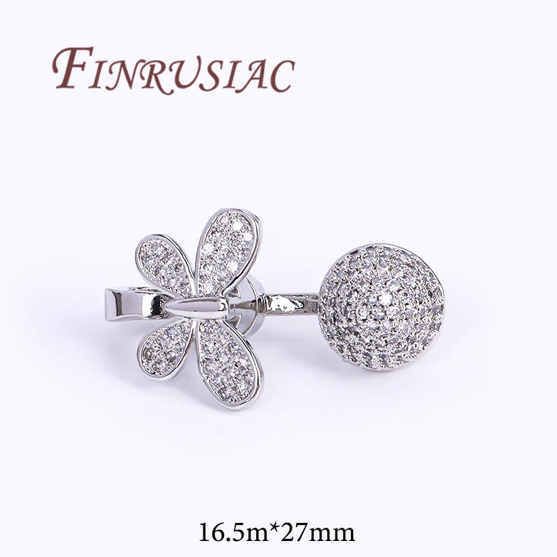 18K Gold Plated Brass Butterfly Clasps For Jewelry,Fasteners For Bracelets,Necklace Clasp Findings,DIY Jewelry Accessories