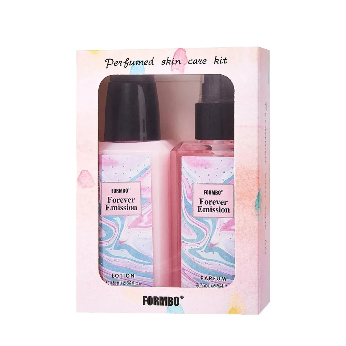 75ml French Floral Perfume Set Popular Long-Lasting Fresh Light Fragrance Perfume Skin Care Kit Popular Women'