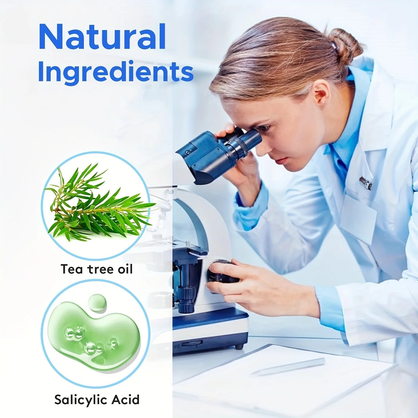 720PCS Tea Tree Oil Acne Patches With Salicylic Acid, Invisible Waterproof Acne Stickers For All Skin Types, No Fragrance, Alcoh