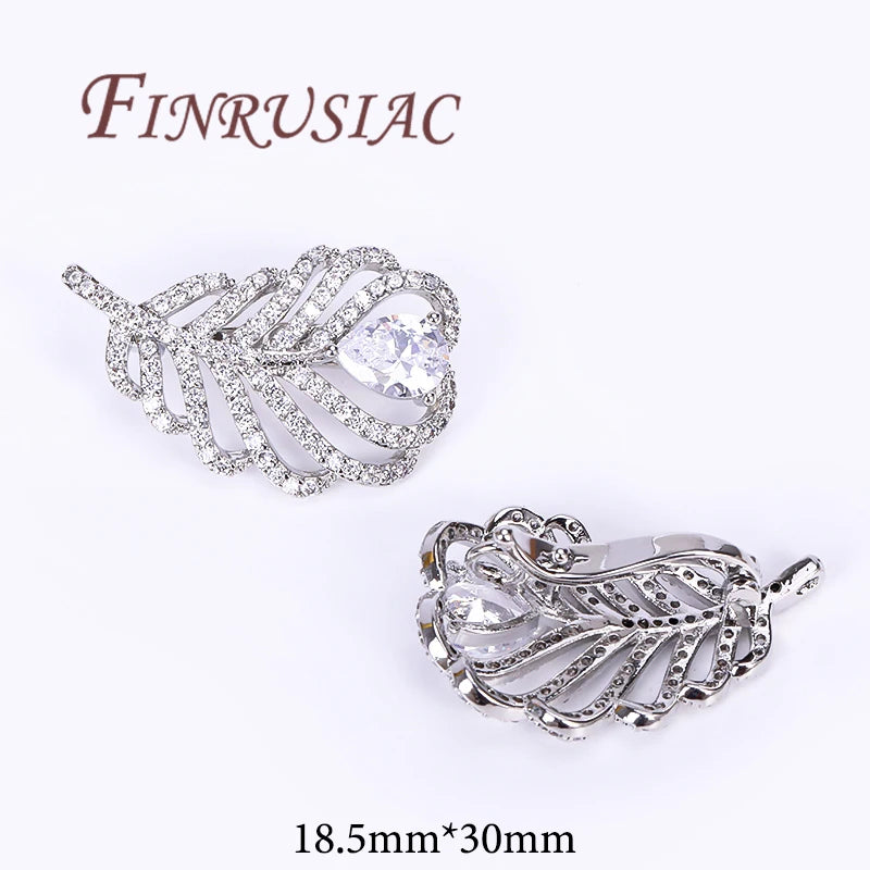 18K Gold Plated Brass Butterfly Clasps For Jewelry,Fasteners For Bracelets,Necklace Clasp Findings,DIY Jewelry Accessories