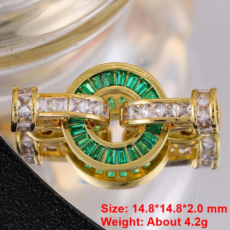 Juya Handmade Designer Decorative Fastener Hooks Clasps for DIY Beadwork Crystal Pearl Jewelry Making Closure Locks Accessories