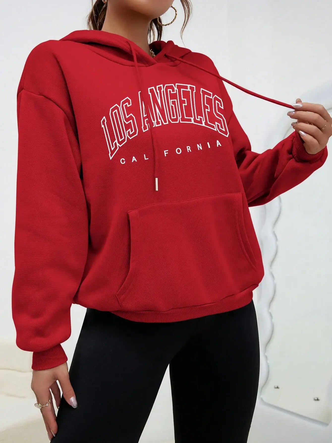Winter Clothes Women Hoodies Art Letter Design Women Streetwear American Style Fashion Sweatshirt Autumn Hip Hop Casual Top