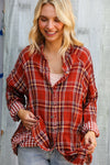 So Country Cute Autumn Flannel Top