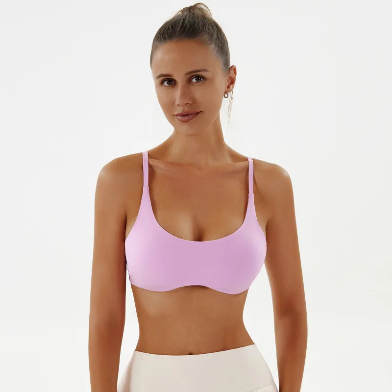 Fashion Casual Tight Back Yoga Bra Quick Drying Sports Underwear Pilates Fitness Wear Vest Top Women Clothing