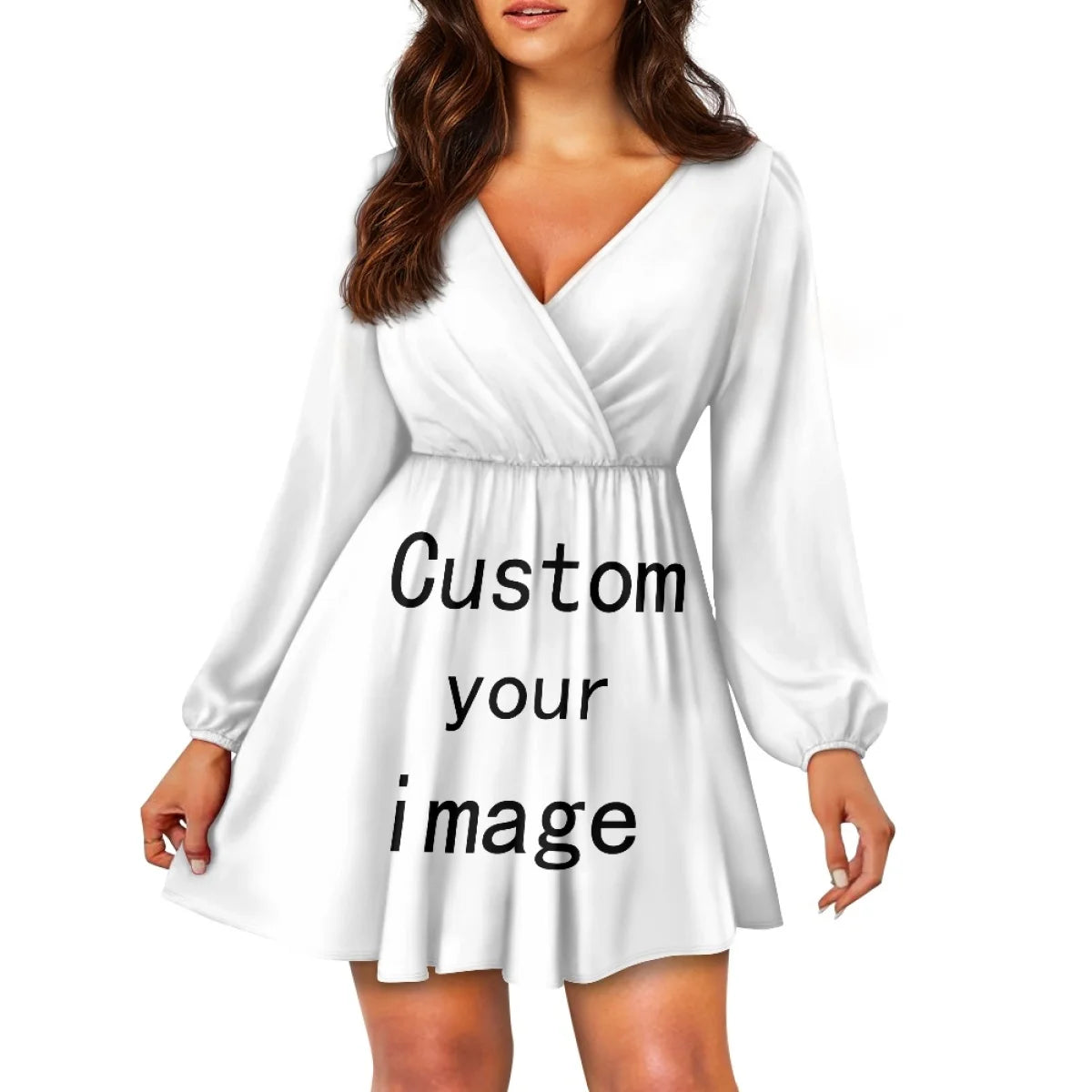 Teal Polynesian Tribal Design V Neck Dress Samoa Puletasi Plus Size Women's V Neck Dress Custom Island Style