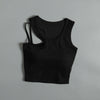 Integrated sports underwear for women summer yoga exercise fitness bra high-value running shock-proof gathering vest wear