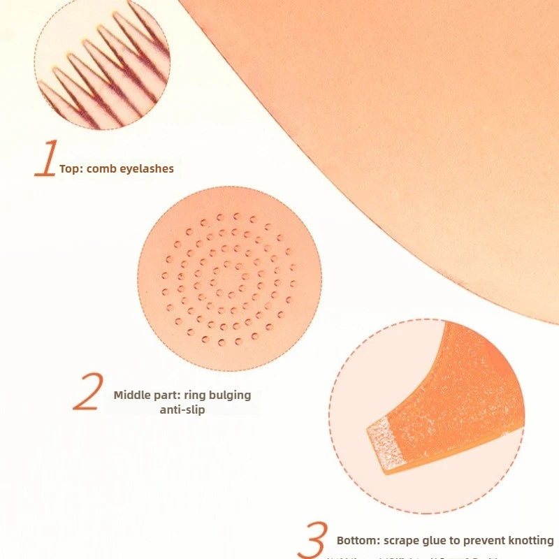 10pcs Makeup Eyelash Brushes Reuseable Plastic Clean Comb S Shape Lashes Lifting Curler Eye Lash Extension Perm Eyelashes Tool