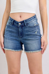 Judy Blue Jeans (NP) - High Waisted, V Front Shorts