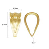 14K Gold Filled Small Bails with Open Parallel Ring Gold Filled Small Bails Open Bail Charm Bail Pendant Bail Jewelry Findings