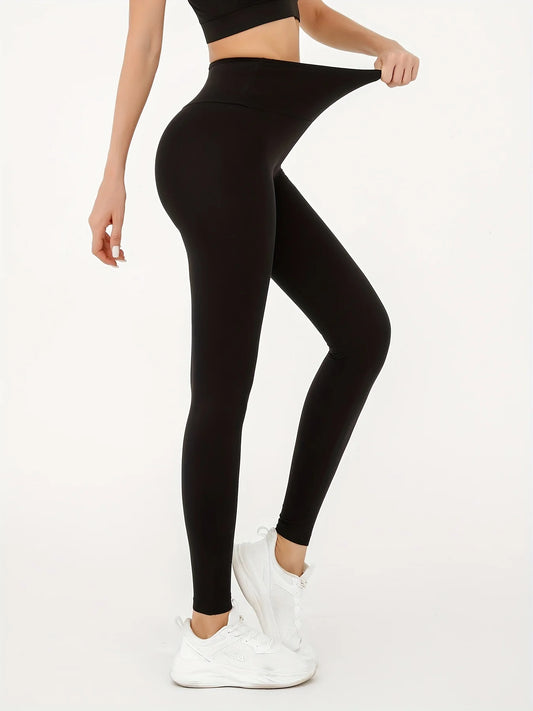 Super Soft Leggings For Women, High Waisted Tummy Control No See Through Workout Yoga Running Tights, Women's Activewear