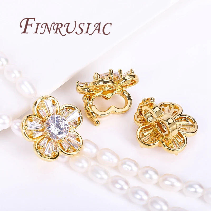 18K Gold Plated Brass Butterfly Clasps For Jewelry,Fasteners For Bracelets,Necklace Clasp Findings,DIY Jewelry Accessories