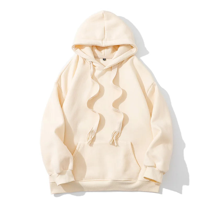 Women Hoodies Pullover Hooded Sweat Shirts Solid Color Jogger Long Sleeve Black Jogging Men Sweatshirt Sport Top Autumn Clothing