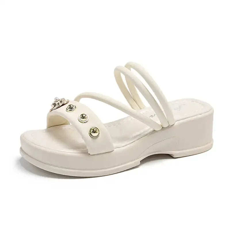 Ventilation Slip-resistant Shose For Women Cute Slippers Shoes Clear Sandals For Women Sneakers Sport Tenks High-level