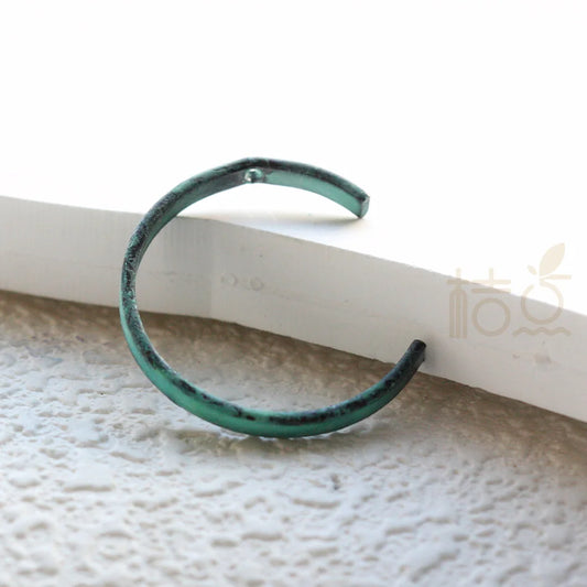Premium Plated Solid Brass Moon - C Shape - Circle - 22.8x20.8mm (4087C)