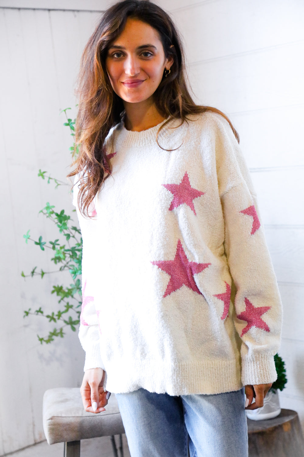 Stargazing Autumn Nights Knit Pullover Sweater