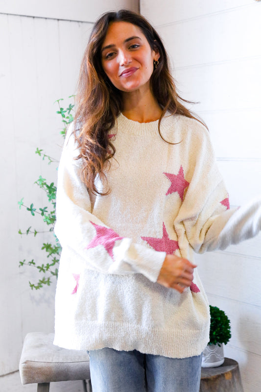 Stargazing Autumn Nights Knit Pullover Sweater