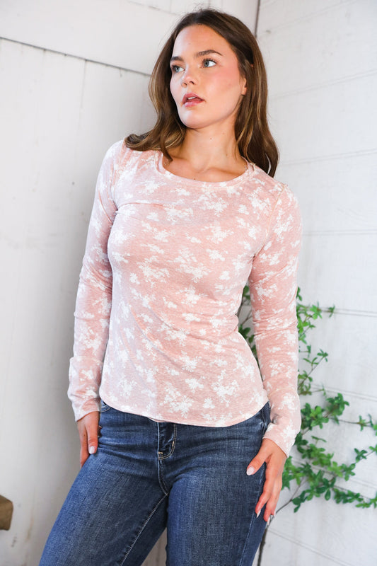Blushing & Blooming Long Sleeve Tee