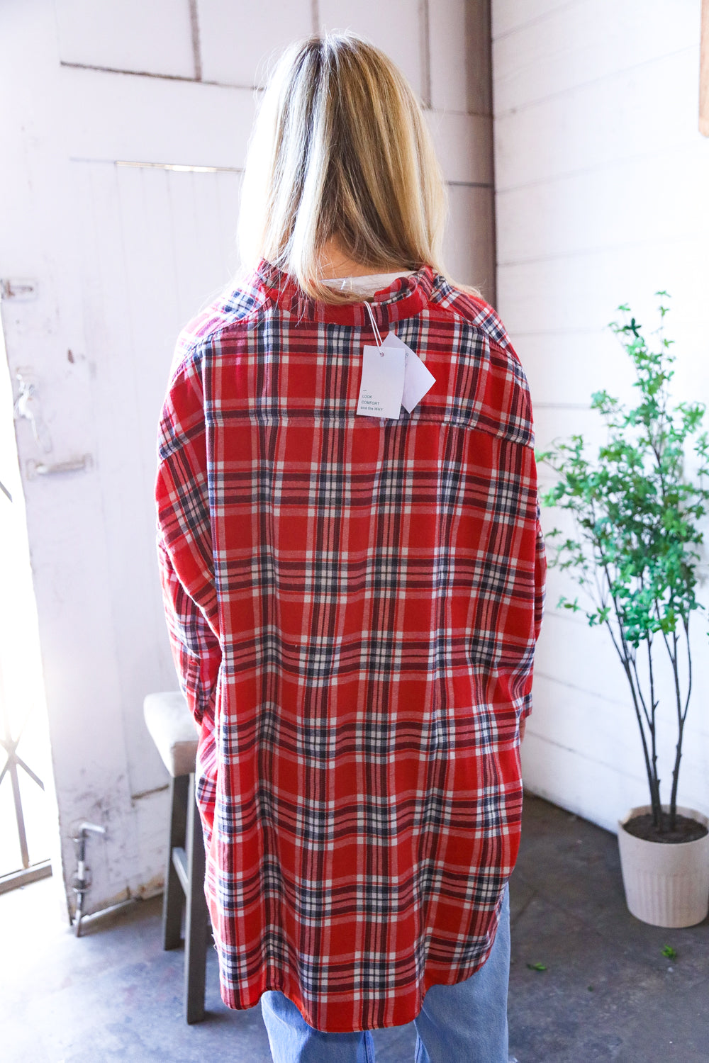 Riding on the Ranch Flannel Button-Up