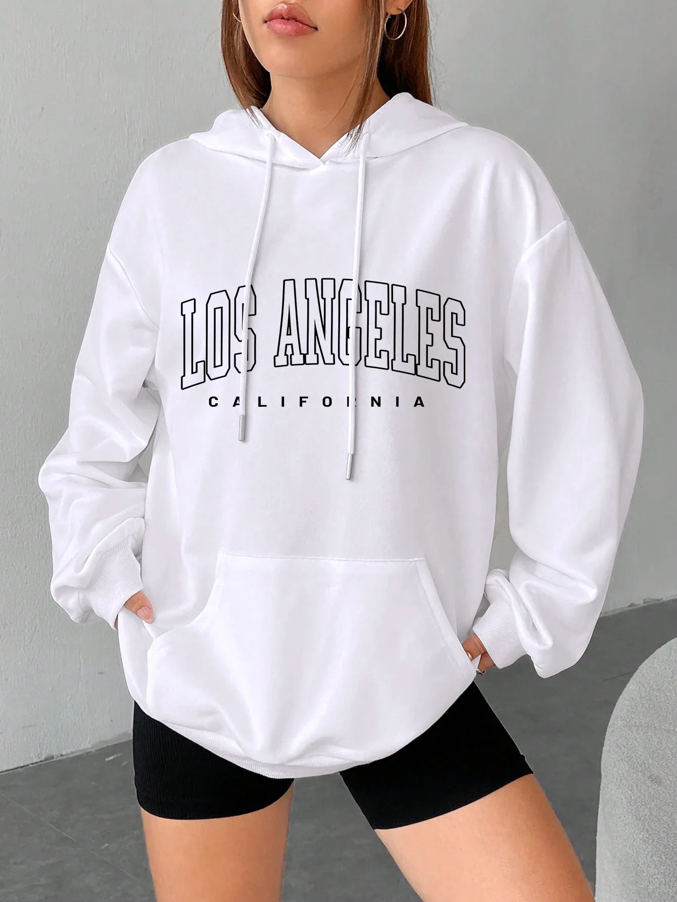 Winter Clothes Women Hoodies Art Letter Design Women Streetwear American Style Fashion Sweatshirt Autumn Hip Hop Casual Top