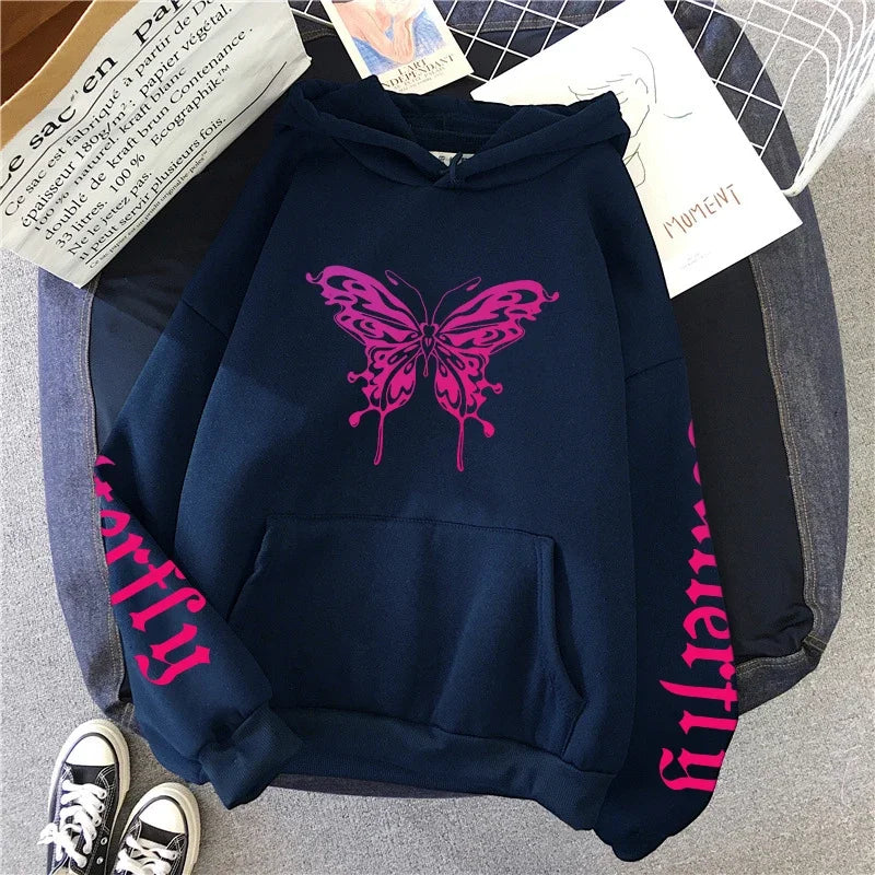 Versatile Women's Sweatshirts Hot Sales Autumn Winter Pullovers Hoodies Woman Style Fashion Casual Sports Print Daily Simplicity