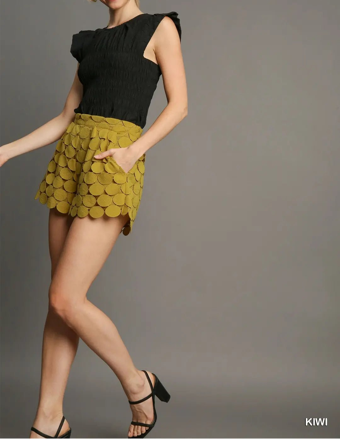 Polka Dot Lace Shorts (NP) - all sizes - Nikki and Co Boutique