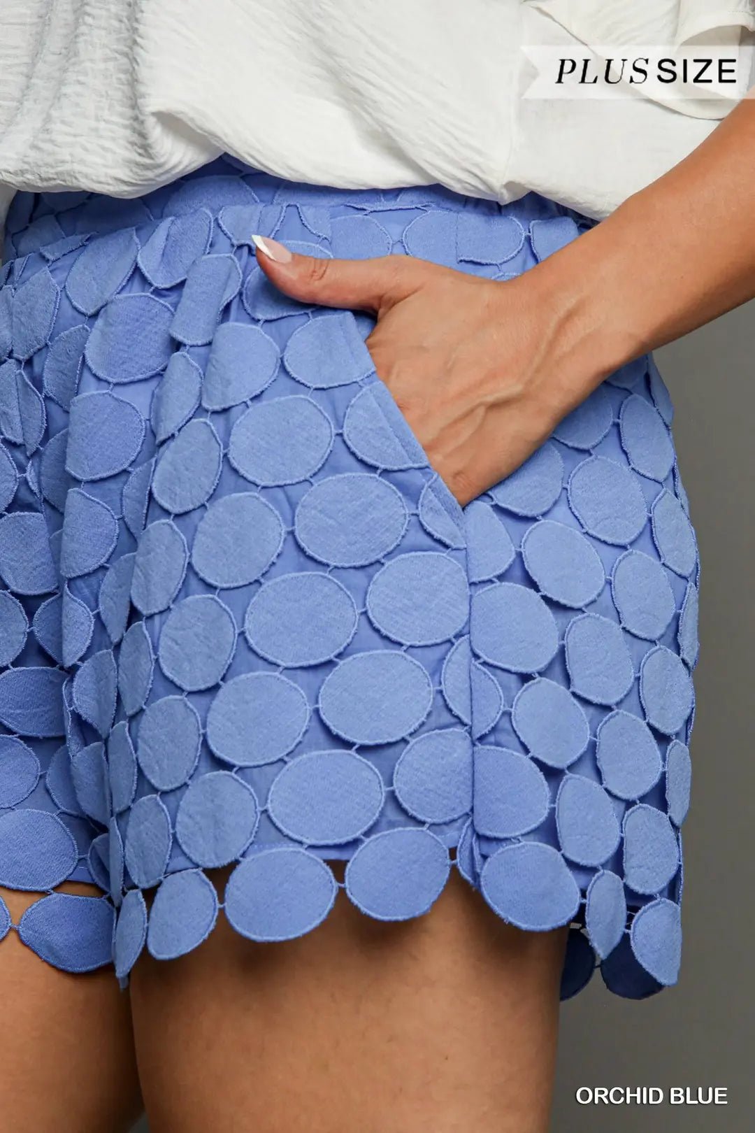 Polka Dot Lace Shorts (NP) - all sizes - Nikki and Co Boutique