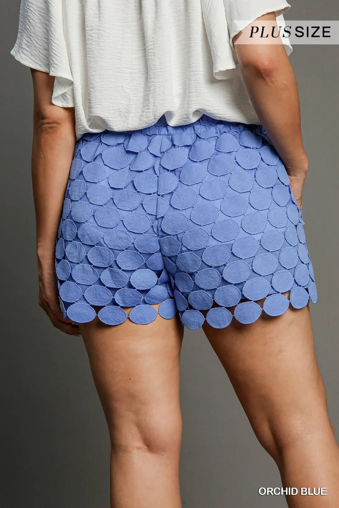 Polka Dot Lace Shorts (NP) - all sizes - Nikki and Co Boutique
