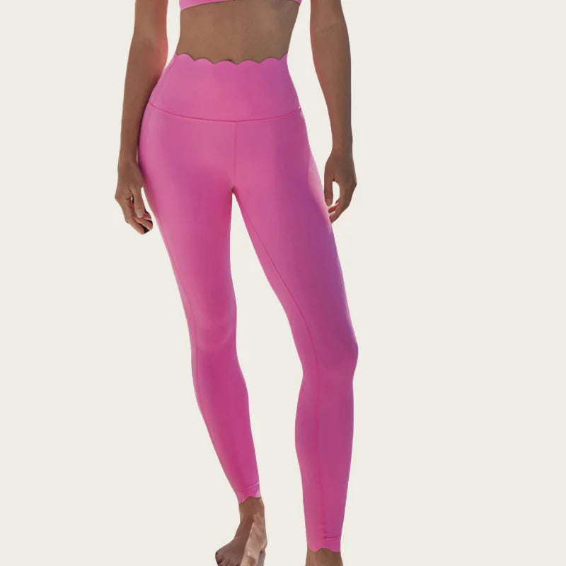 Single Shoulder Strap Removable Cup Sports Underwear Running Shockproof Gathering Yoga Bra Lace Back Yoga Pants Set