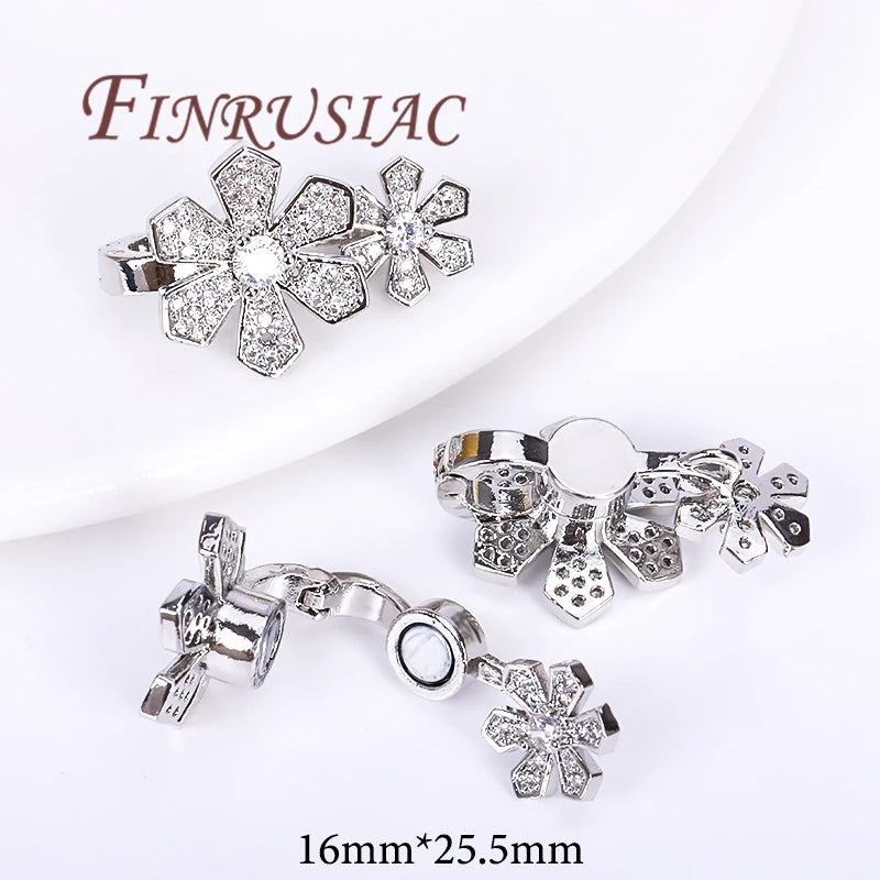 18K Gold Plated Brass Butterfly Clasps For Jewelry,Fasteners For Bracelets,Necklace Clasp Findings,DIY Jewelry Accessories
