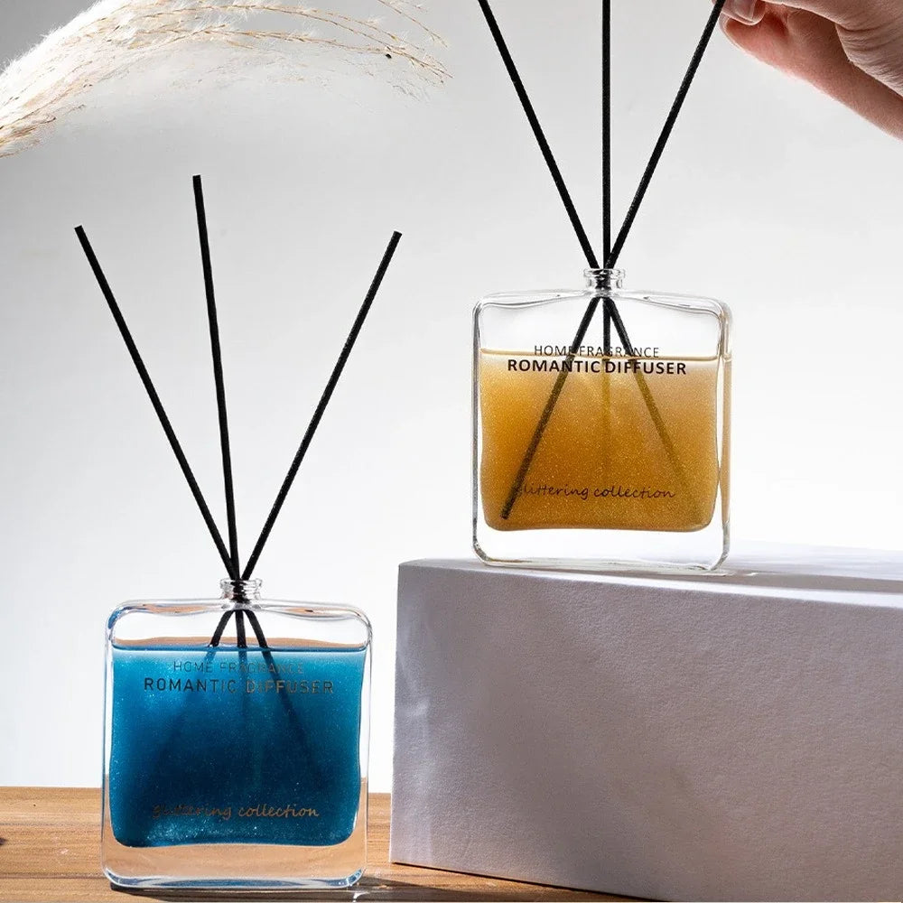 Advanced Quicksand Perfume, Floral Notes, Plant Essential Oil, Home Decoration, Fresh Air, Odor and Fragrance, Reed Diffuser.